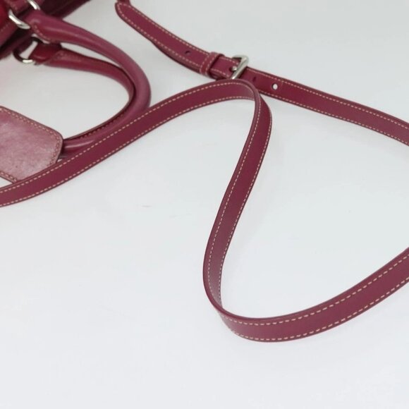 PRADA Tote Bag Nylon 2way Pink Silver Auth - Picture 8 of 16